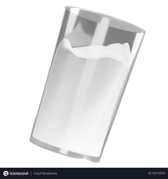 Free Milk Glass  3D Icon