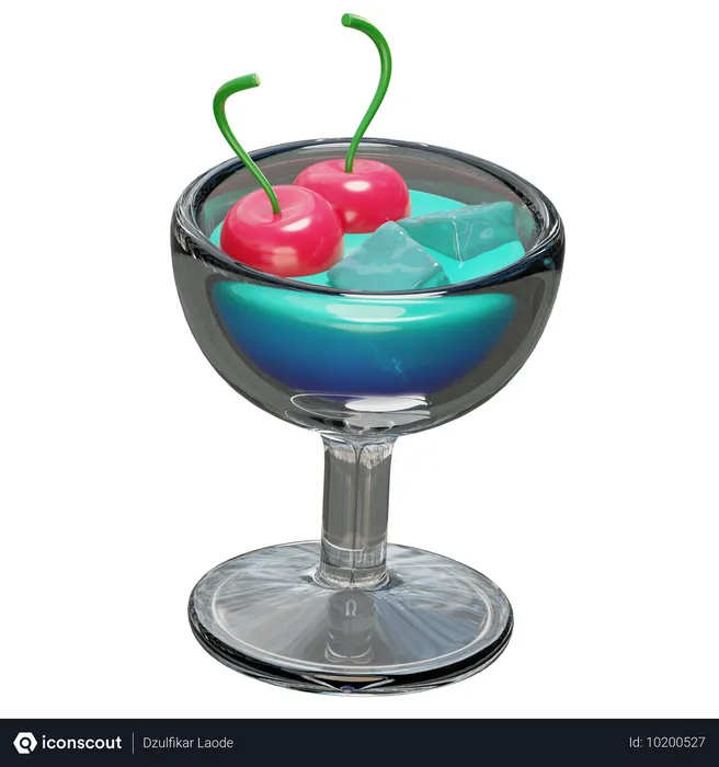 Free Mocktail  3D Icon