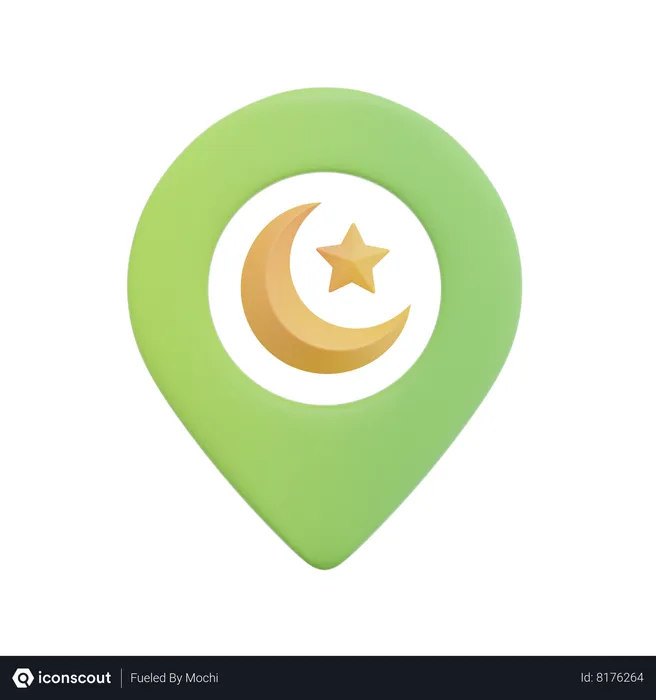 Free Mosque Location  3D Icon