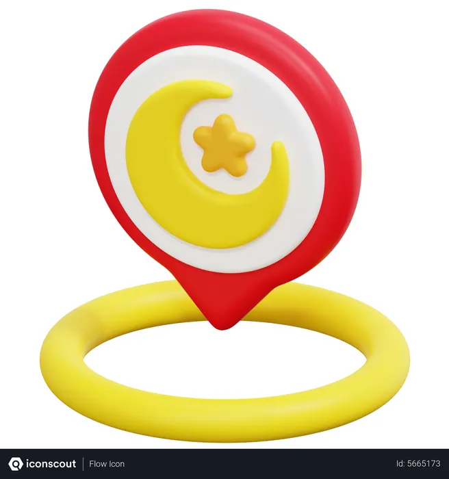 Free Mosque Location  3D Icon