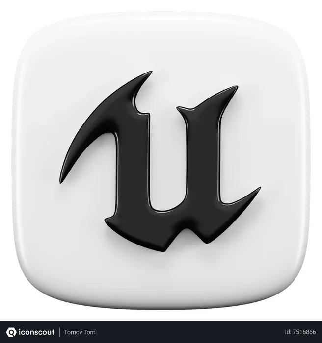 Free Motor irreal Logo 3D Icon