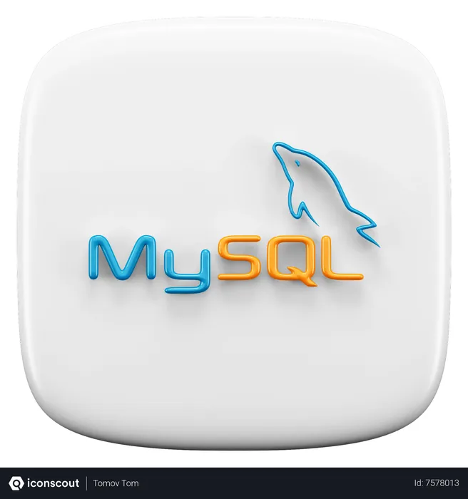 Free MySQL Logo 3D Icon