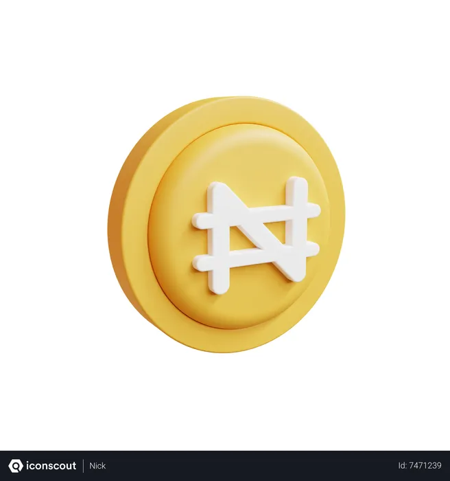 Free Naira  3D Icon