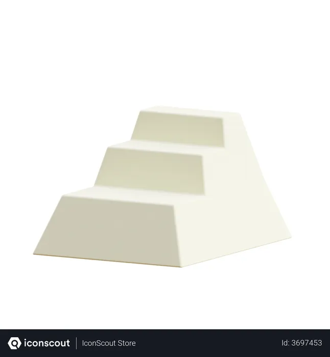 Free Narrow Stairs  3D Icon