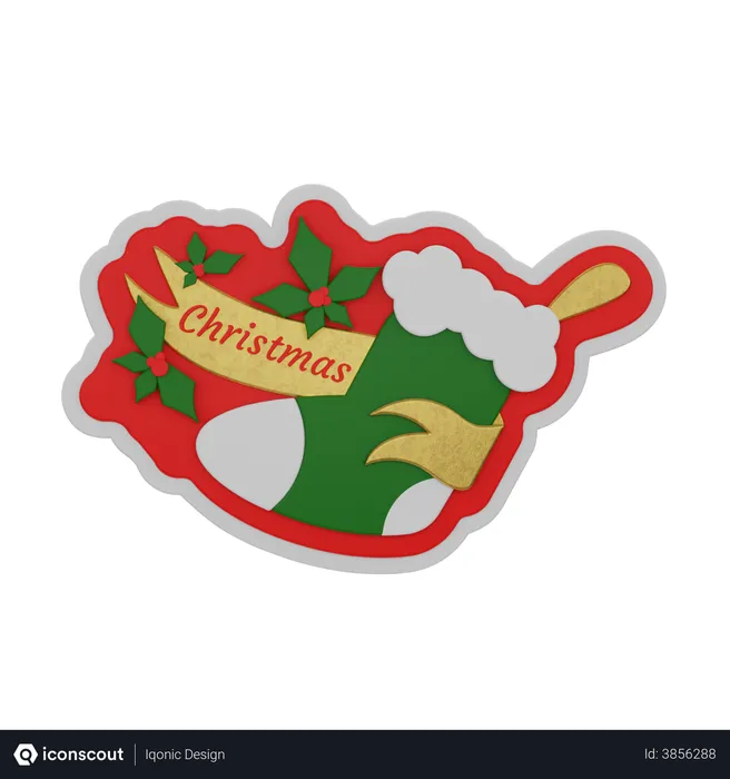 Free Navidad  3D Sticker