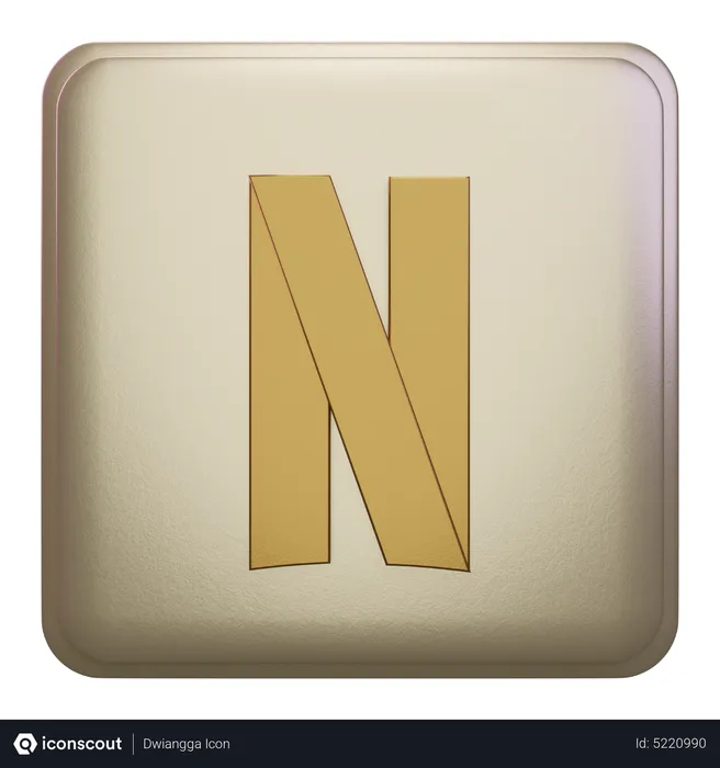 Free Netflix Logo 3D Icon