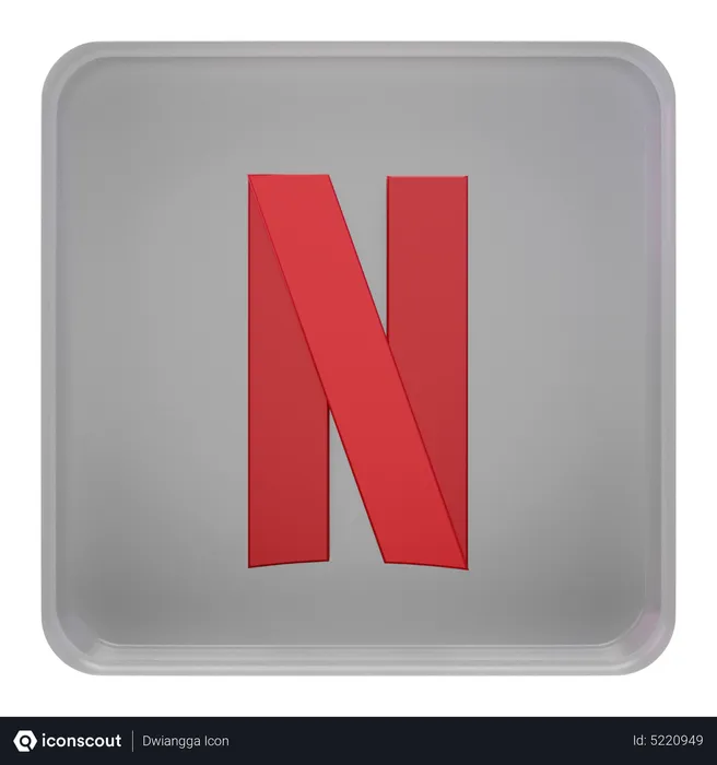 Free Netflix Logo 3D Logo download in PNG, OBJ or Blend format