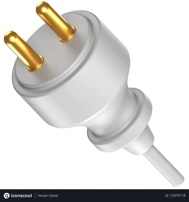Free Netzstecker  3D Icon