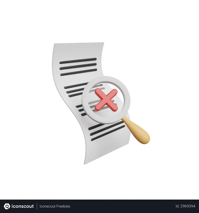 Free No results found  3D Illustration