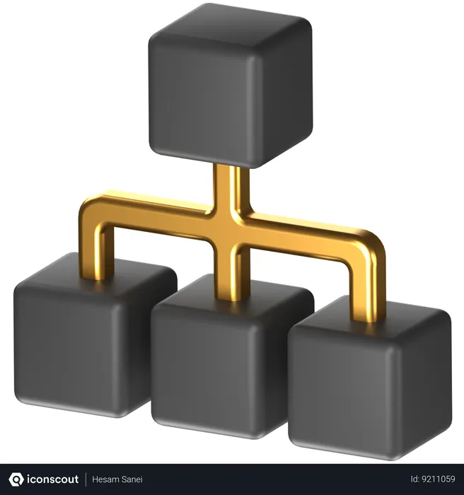 Free Node Tree 3D Icon - Free Download Business 3D Icons | IconScout