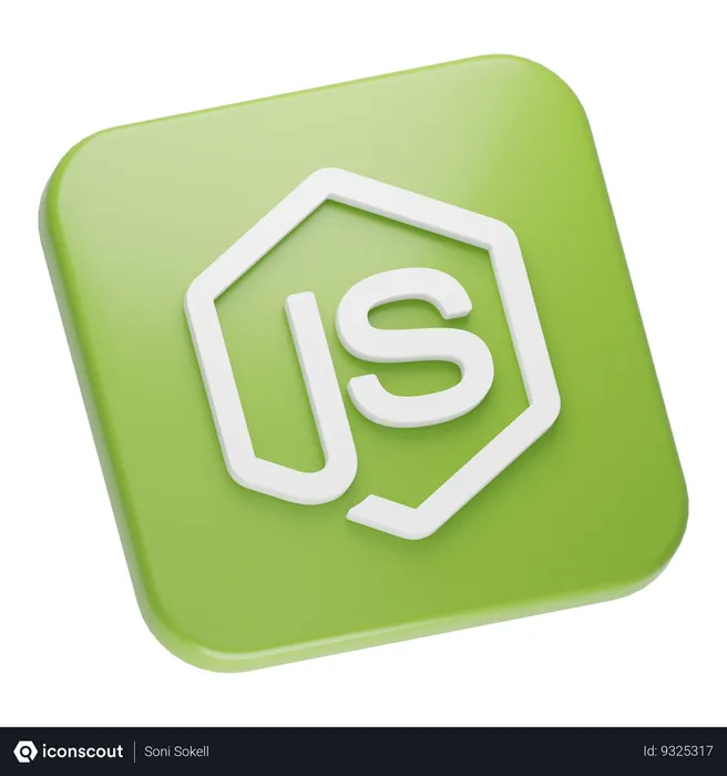 Free Nodejs Logo 3D Icon