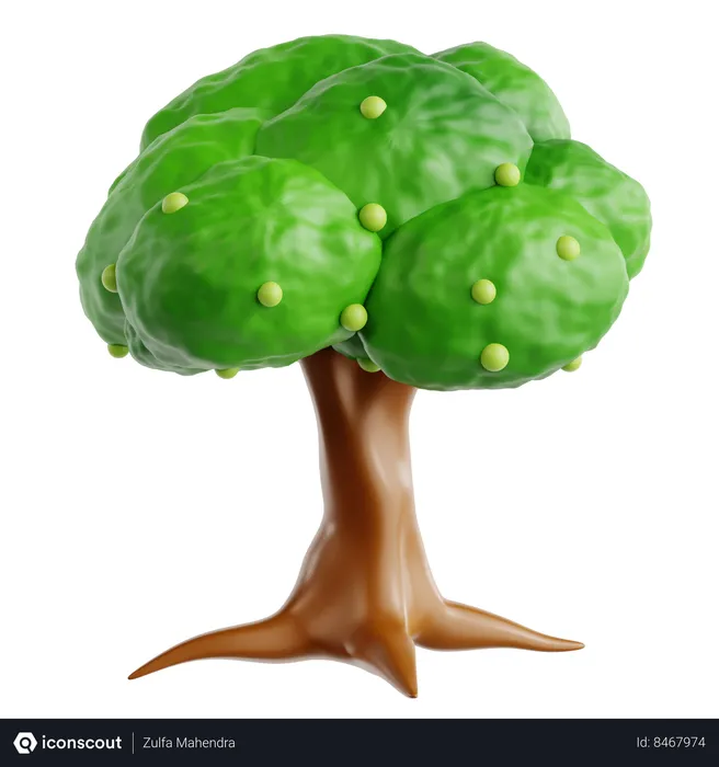 Free Olive Tree  3D Icon