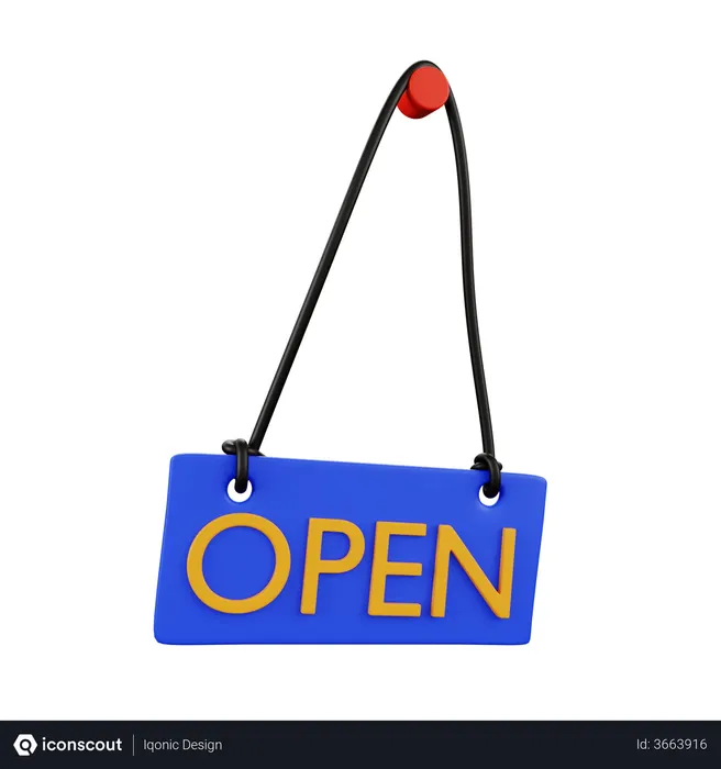Free Open Plate  3D Illustration