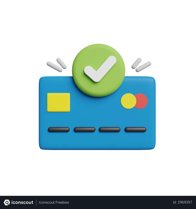 Free Pagamento bem sucedido  3D Icon
