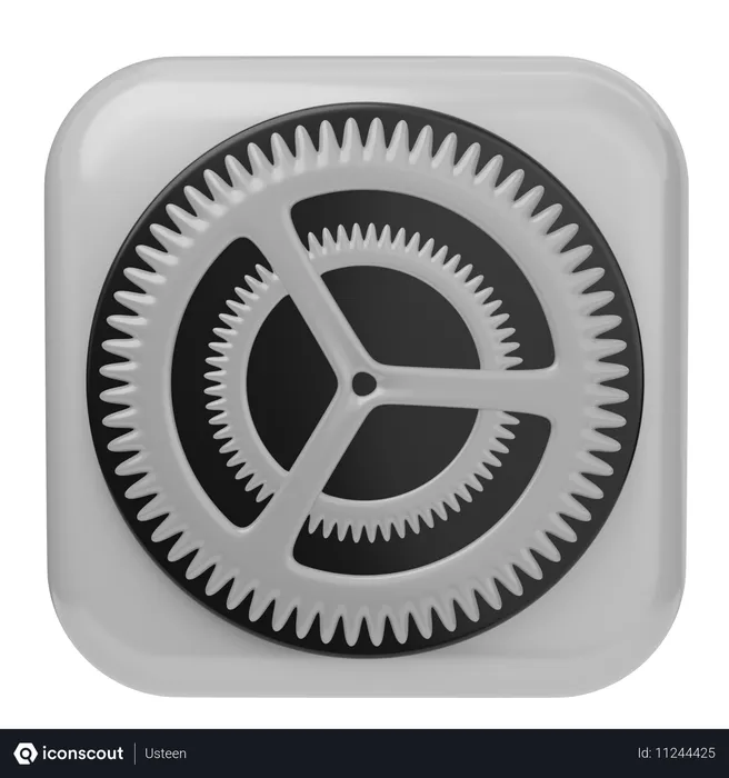 Free Configuration ios Logo 3D Icon