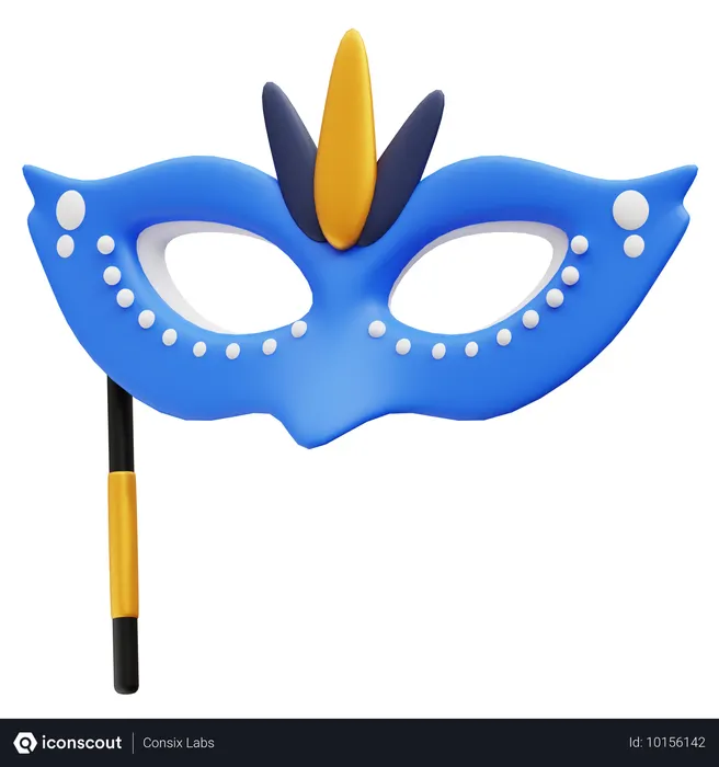 Free Party Mask  3D Icon
