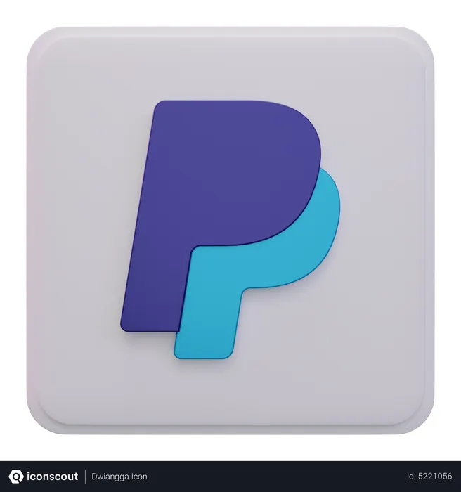 Free Paypall Logo 3D Icon