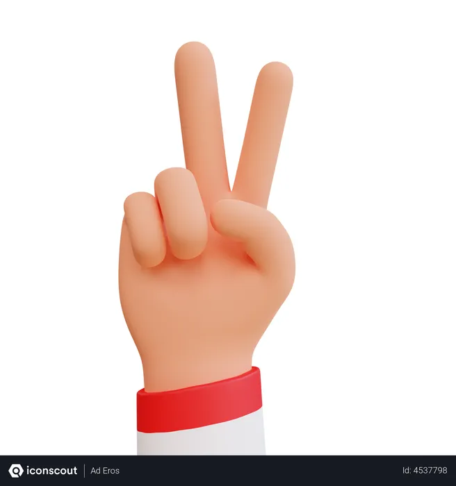 Free Peace for Indonesian  3D Icon