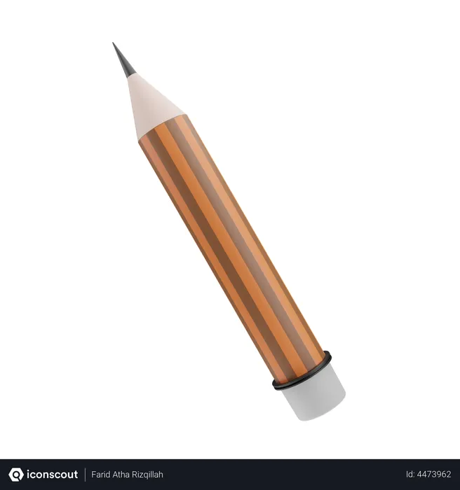 Free Pencil  3D Illustration