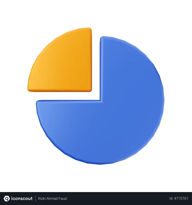 Free Pie Chart  3D Illustration