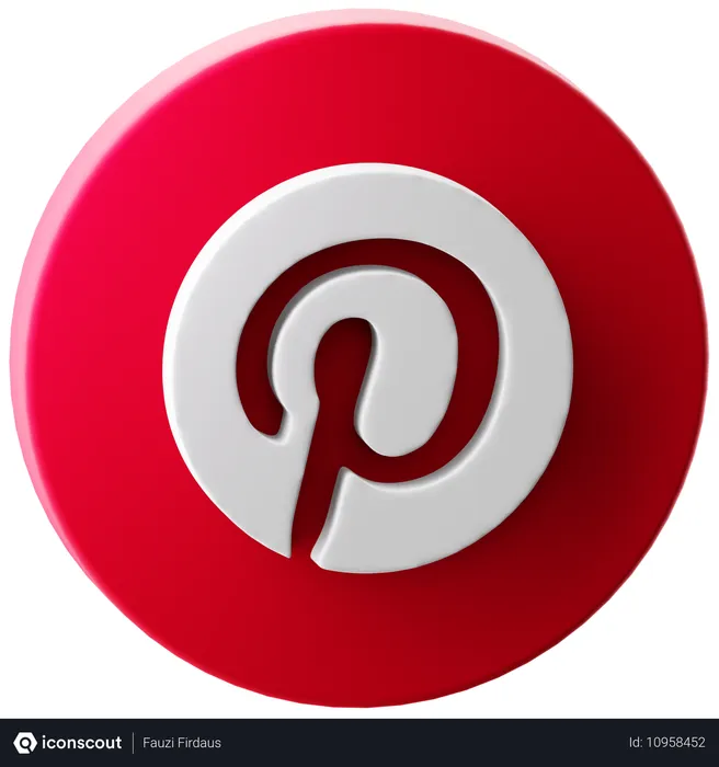 Free Pinterest  3D Icon