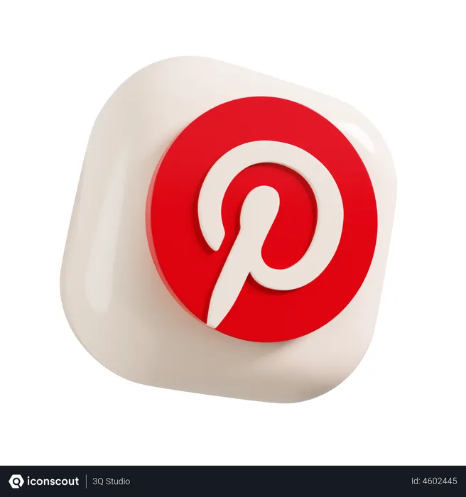 Free Pinterest Logo Logo 3D Logo