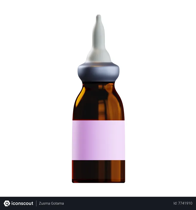 Free Pipet Bottle  3D Icon