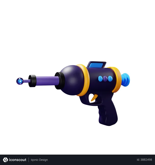 Free Pistolet laser  3D Illustration