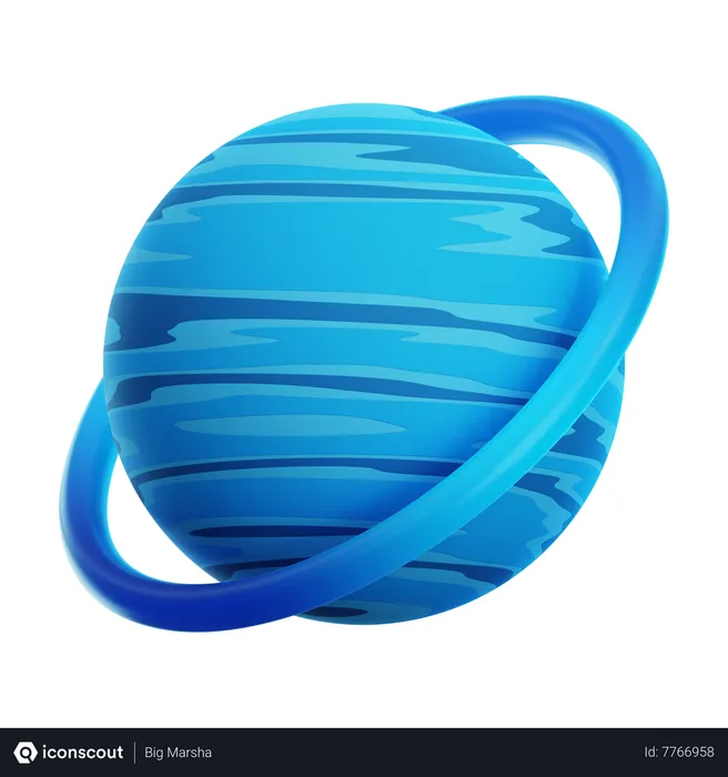 Free Planet Uranus  3D Icon