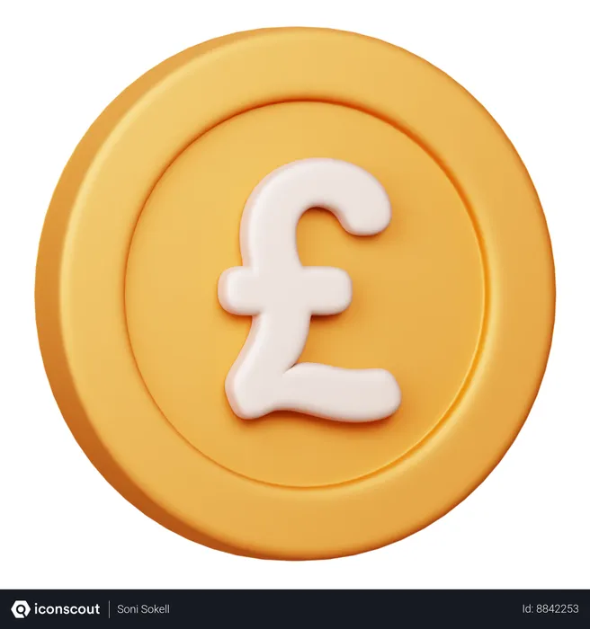 Free Pound Sterling GBP  3D Icon