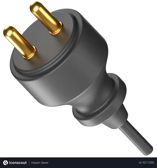 Free Power Plug  3D Icon