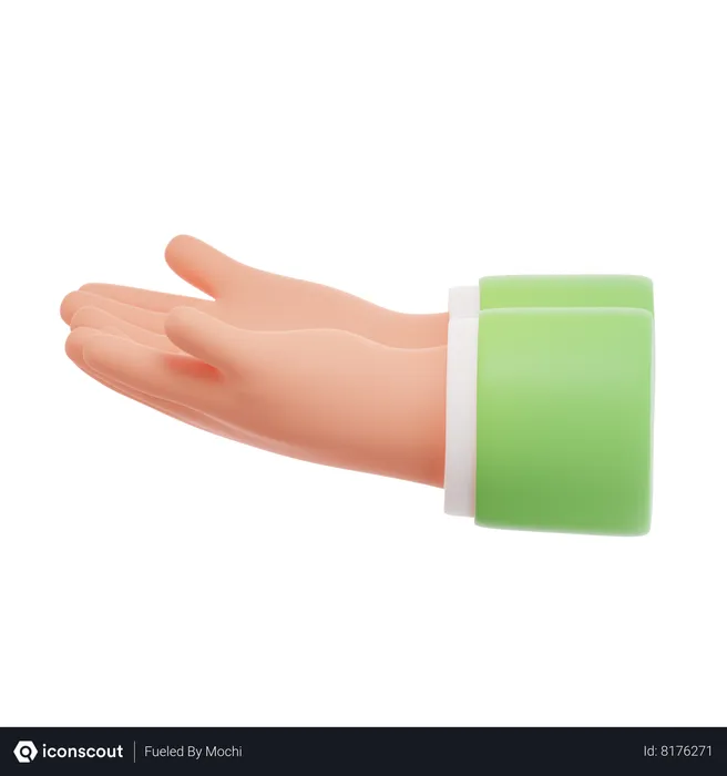 Free Praying Hand  3D Icon