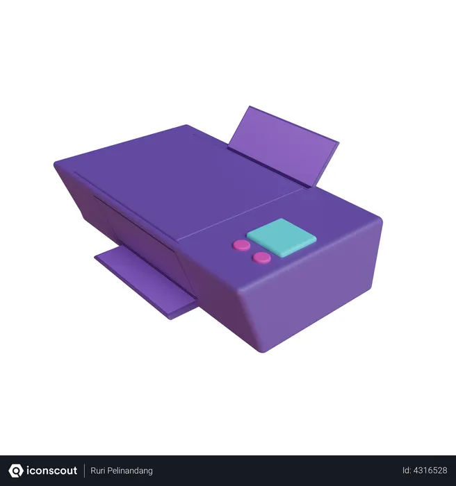 Free Printer  3D Illustration