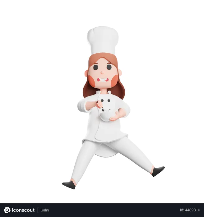 Free Professional Chef  3D Illustration