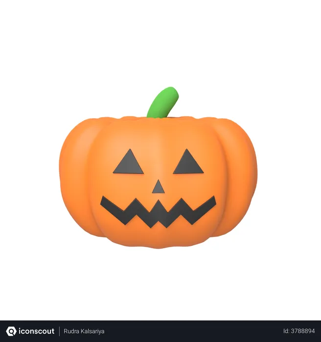 Free Pumpkin  3D Illustration