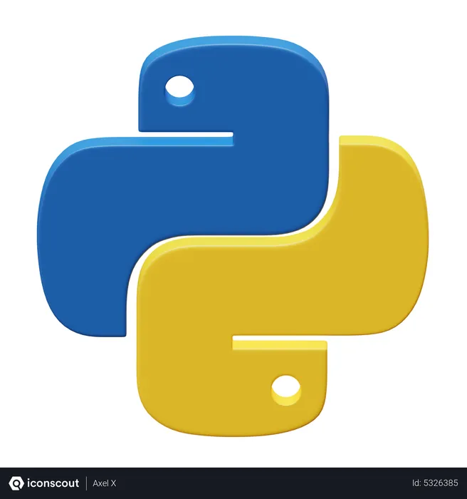 Free Python Logo 3D Icon