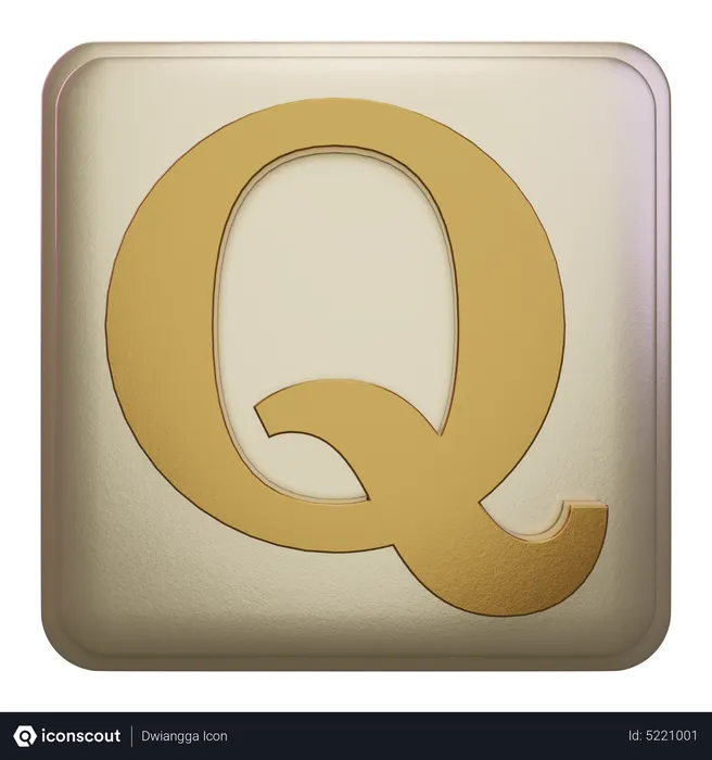 Free Quora Logo 3D Icon