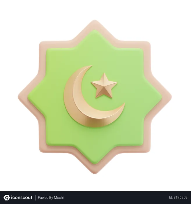 Free Ramadan Symbol  3D Icon