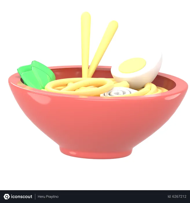 Free Ramen-Nudeln  3D Icon