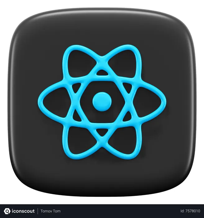 Free React Logo 3D Icon
