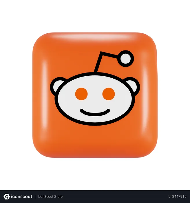Free Reddit Logo 3D Logo