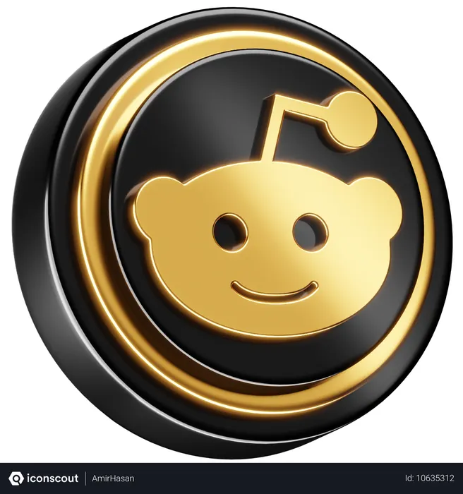 Free Reddit Logo 3D Icon