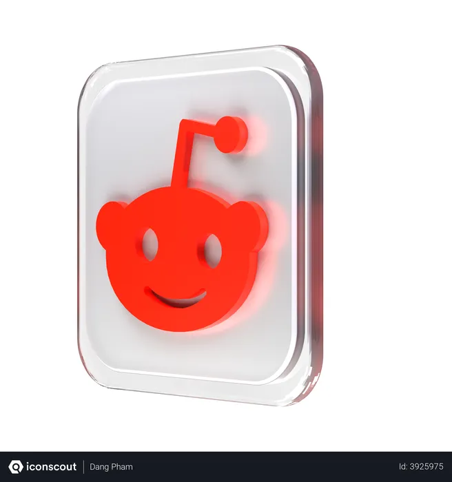 Free Reddit Logo 3D Logo