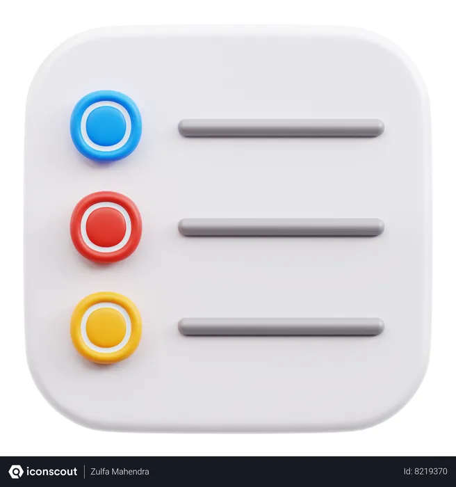 Free Reminders  3D Icon