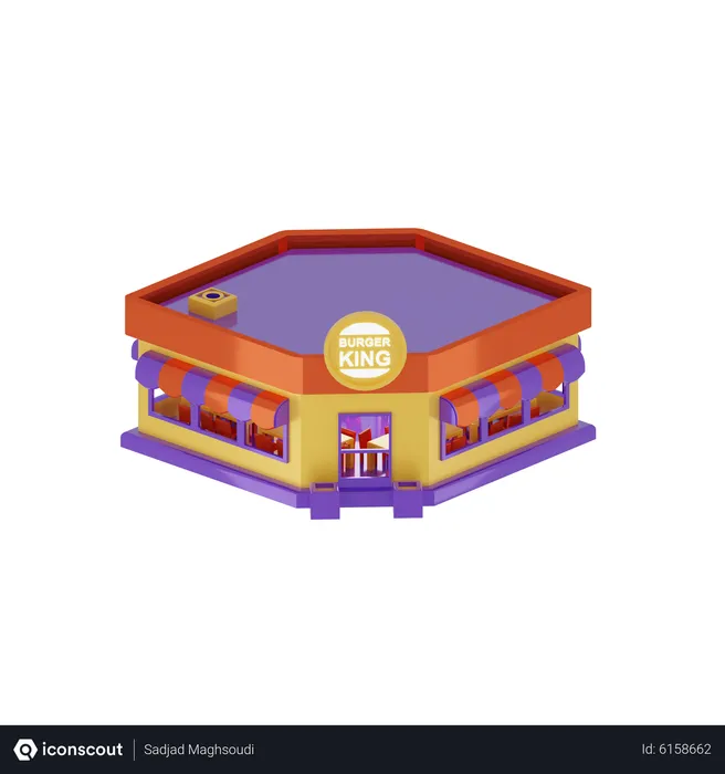 Free Restaurant  3D Icon