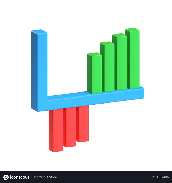 Free Revenue Growth  3D Icon