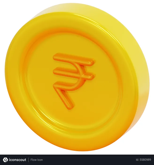 Free Rupee  3D Icon