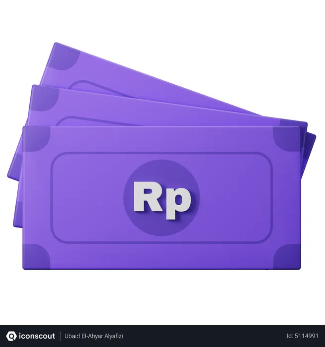 Free Rupiah Money  3D Icon