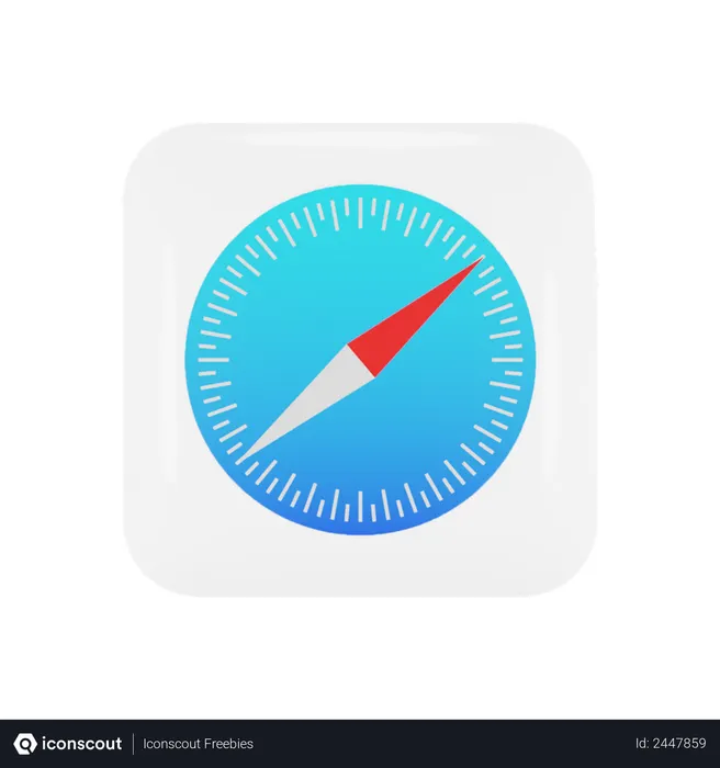 Free Safari Web Browser 3D Logo - Free Download Logos 3D Logos | IconScout
