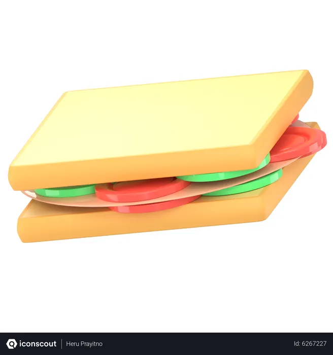 Free Sandwich  3D Icon